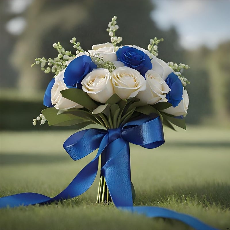 Star Quality 3 Inch Wide Satin Ribbon by 25 Yard Spool| Polyester Tape for Floral Arrangement, Sashes Wedding Bouquet, DIY Projects | No Fading Woven(3 Inch Width, Royal Blue) - Image 5